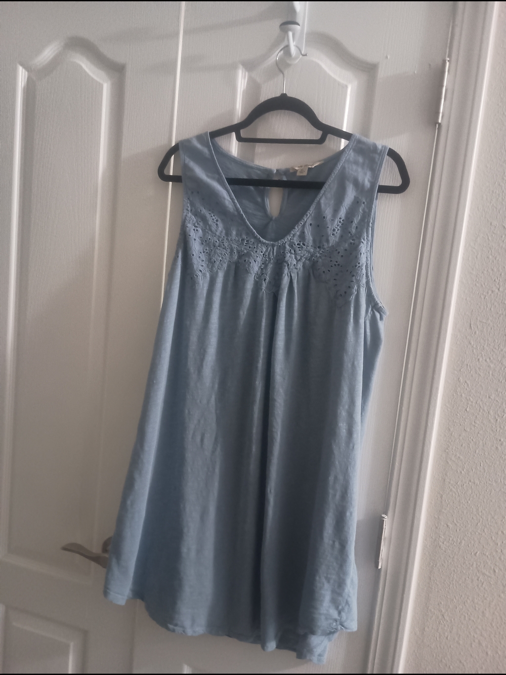 Lucky Brand Light Blue Sleeveless Tunic